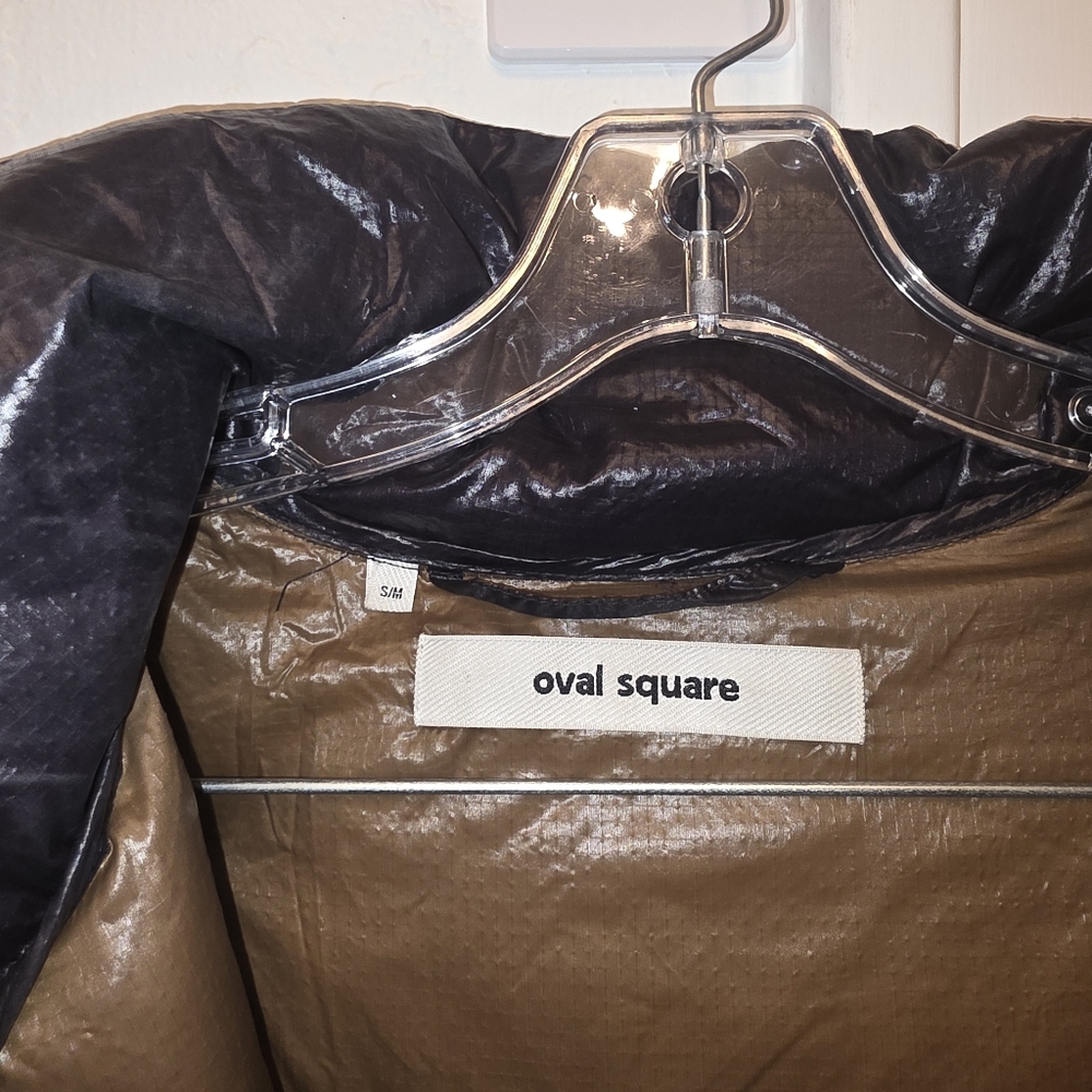 Oval Square Down Black Puffer Jacket - image 6